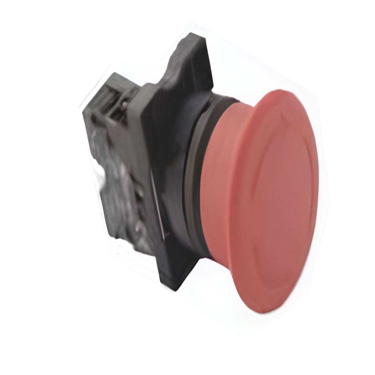 40mm KALICI 1NK KONTAKLI MANTAR BUTON KIRMIZI 1